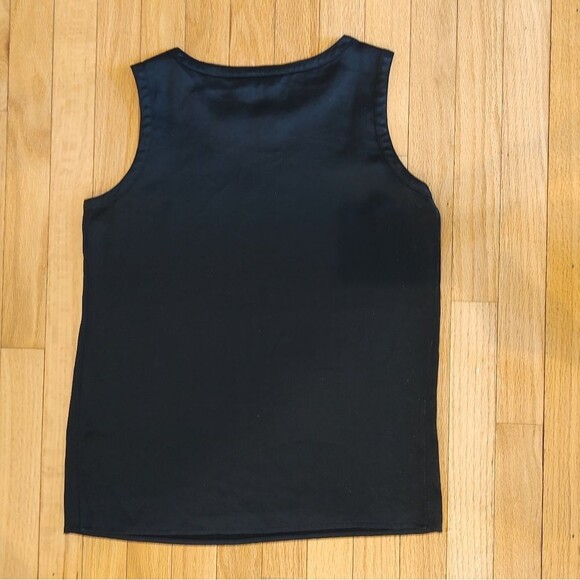 Yves St Laurent vintage silky sleeveless top S - Picture 5 of 5
